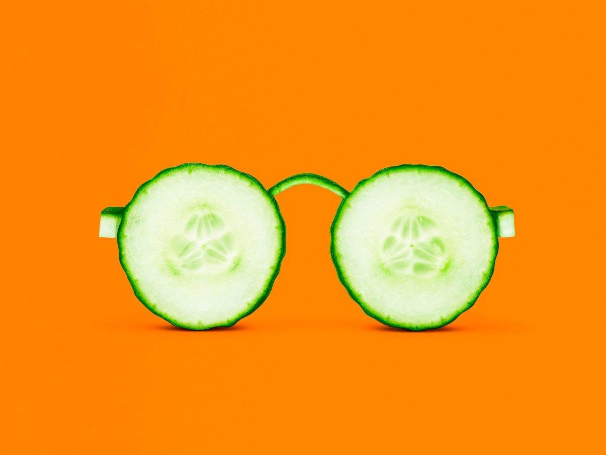 glasses shape made out of cucumber. caribu mommy mom mother's blog that gives parenting advice for kids, children, toddlers, preschoolers.